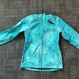 Under Armour Teal Full-Zip Jacket with hood